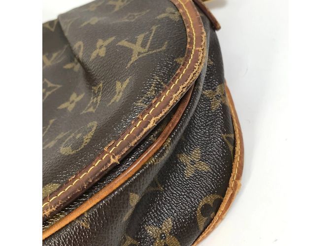 Borsa a Spalla Menilmontant PM Monogramma Louis Vuitton Marrone - vista 7