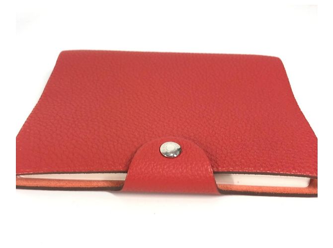 Hermès Hermes Ulysse PM Notizbuchhülle Rot - Ansicht 4