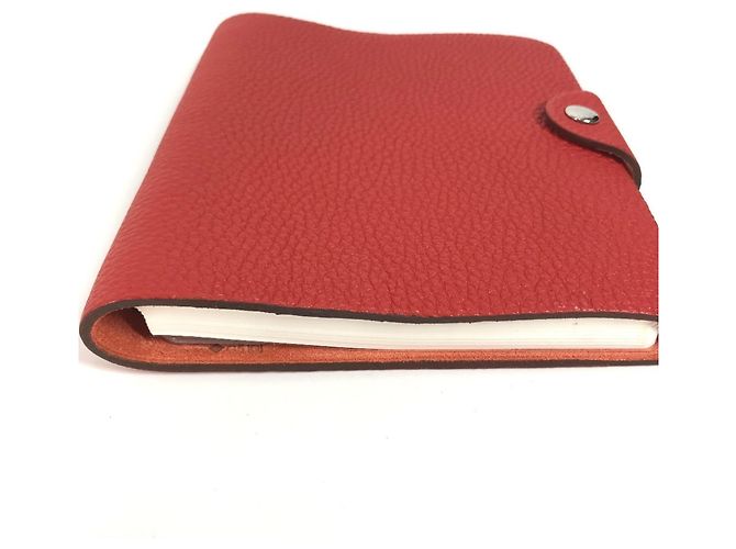 Hermès Hermes Ulysse PM Notizbuchhülle Rot - Ansicht 5