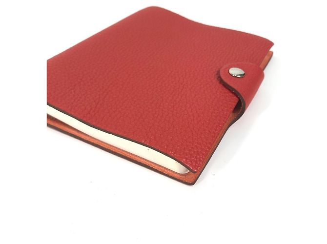 Hermès Hermes Ulysse PM Notizbuchhülle Rot - Ansicht 6