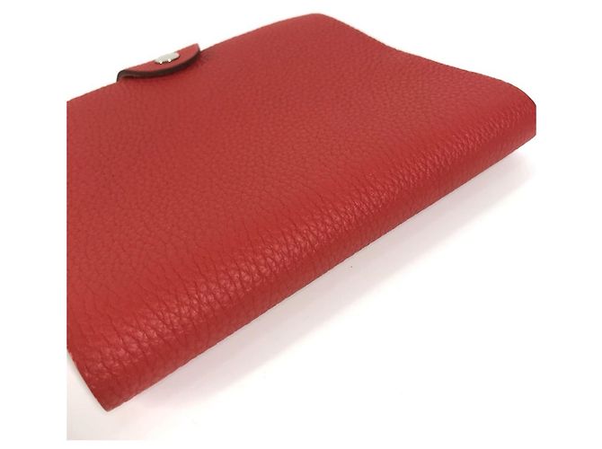 Hermès Hermes Ulysse PM Notizbuchhülle Rot - Ansicht 7