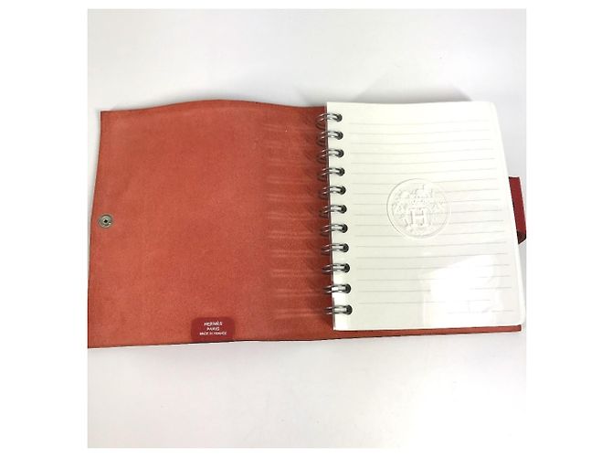 Hermès Hermes Ulysse PM Notizbuchhülle Rot - Ansicht 9