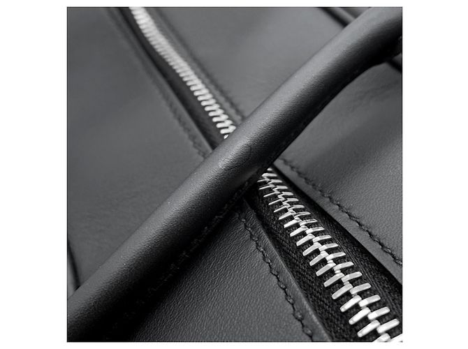 Hermès Borsa Hermes Plume 32 in pelle Swift nera Nero - vista 10