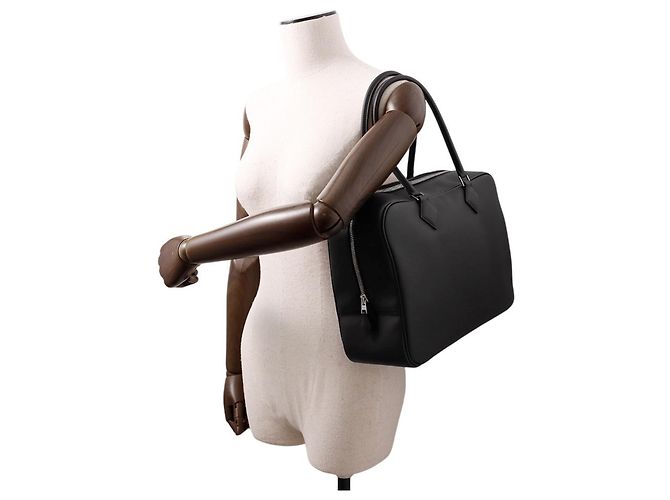 Hermès Borsa Hermes Plume 32 in pelle Swift nera Nero - vista 4
