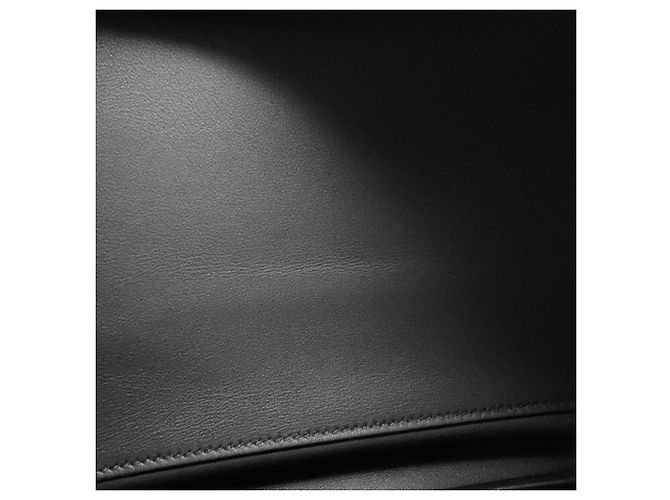Hermès Borsa Hermes Plume 32 in pelle Swift nera Nero - vista 8