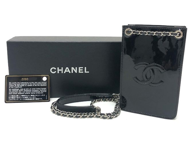 Borsa a spalla Chanel Coco Mark Pouch con catena Nero - vista 16