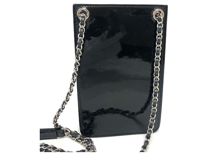 Borsa a spalla Chanel Coco Mark Pouch con catena Nero - vista 2