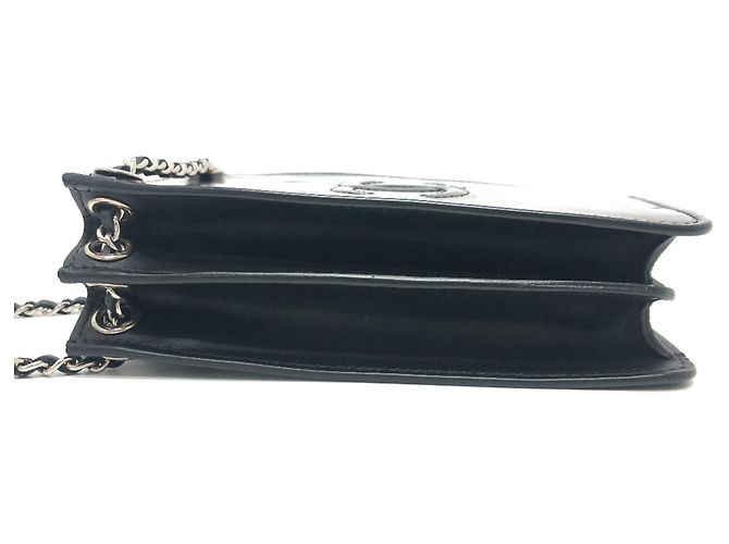 Borsa a spalla Chanel Coco Mark Pouch con catena Nero - vista 3