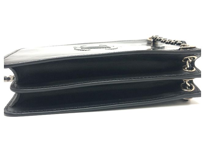 Borsa a spalla Chanel Coco Mark Pouch con catena Nero - vista 5
