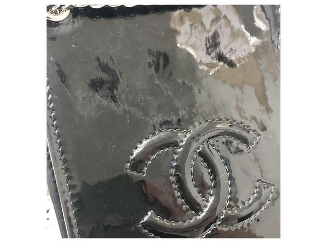 Borsa a spalla Chanel Coco Mark Pouch con catena Nero - vista 6