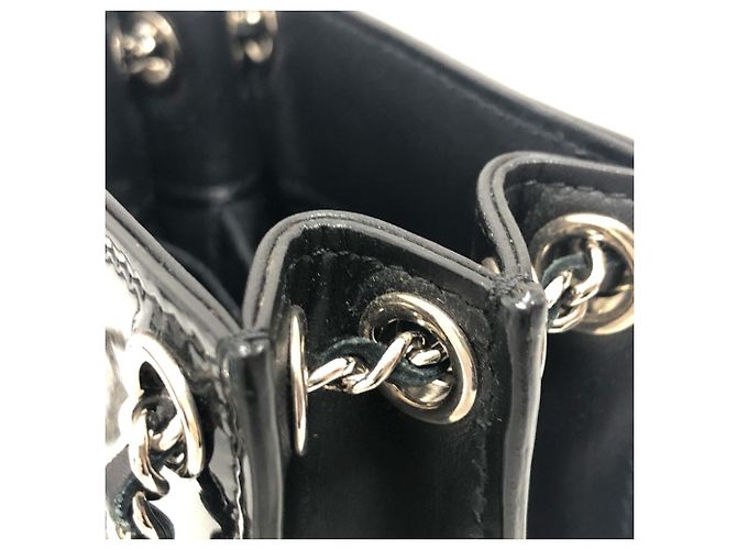 Borsa a spalla Chanel Coco Mark Pouch con catena Nero - vista 9