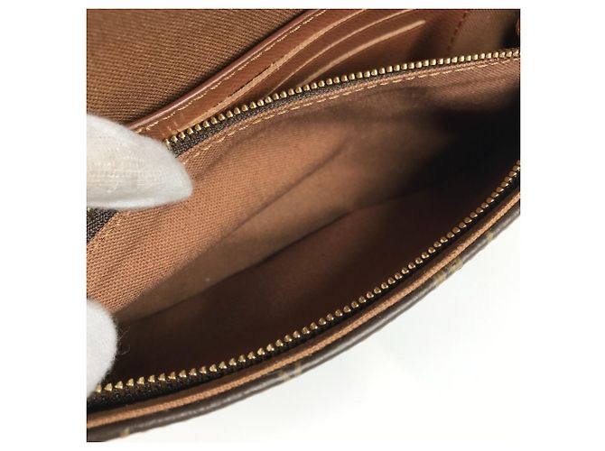 Borsa Clutch Ivy Monogram Wallet on Chain Louis Vuitton Marrone - vista 10