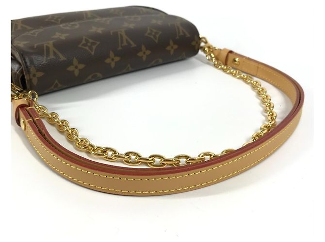 Borsa Clutch Ivy Monogram Wallet on Chain Louis Vuitton Marrone - vista 6