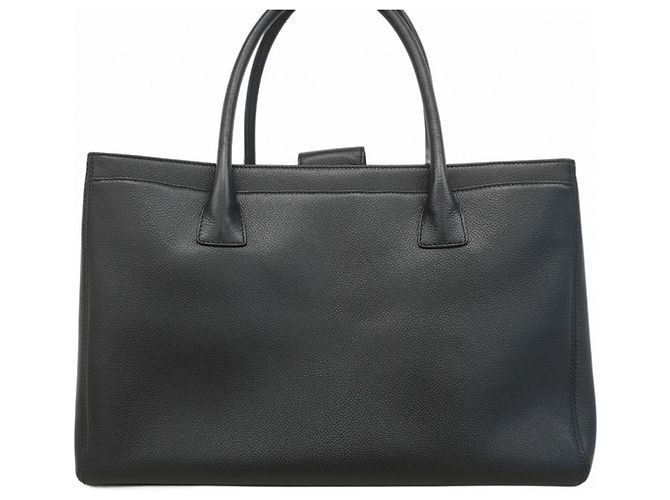 Chanel Executive Leder Tote Bag Schwarz - Ansicht 15