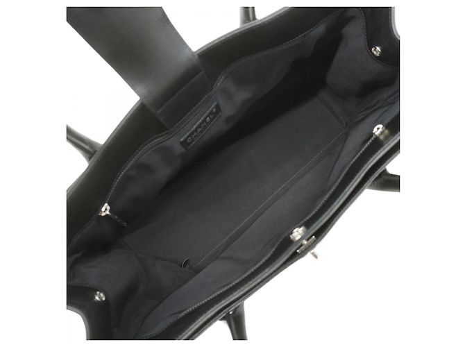 Chanel Executive Leder Tote Bag Schwarz - Ansicht 4