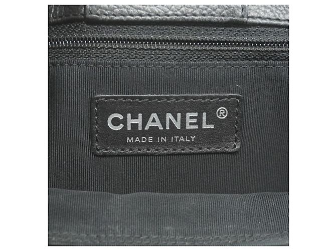 Chanel Executive Leder Tote Bag Schwarz - Ansicht 5