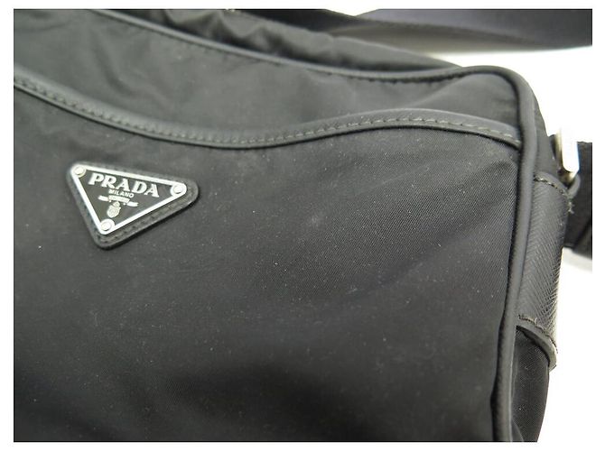 BORSA MESSENGER PRADA RE-NYLON E SAFFIANO 2VH048 NERA - vista 14
