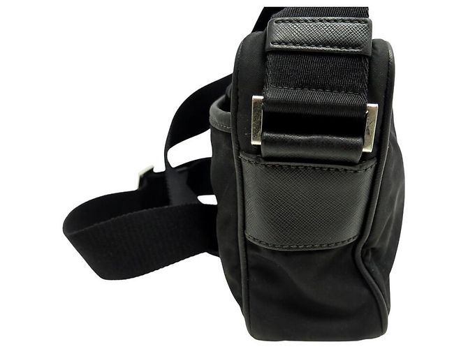 BORSA MESSENGER PRADA RE-NYLON E SAFFIANO 2VH048 NERA - vista 4