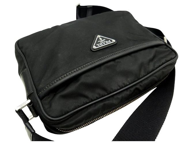BORSA MESSENGER PRADA RE-NYLON E SAFFIANO 2VH048 NERA - vista 6