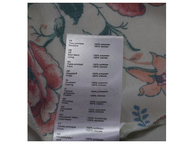 Maje Rachelle Maxi con Stampa Floreale e Abito Interno in Poliestere Multicolore - vista 2