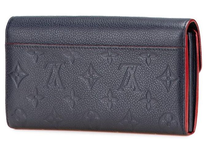 Portafoglio Lungo Emilie Monogram Empreinte di Louis Vuitton Blu - vista 2