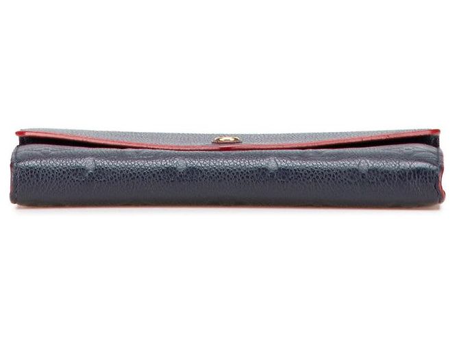 Portafoglio Lungo Emilie Monogram Empreinte di Louis Vuitton Blu - vista 3