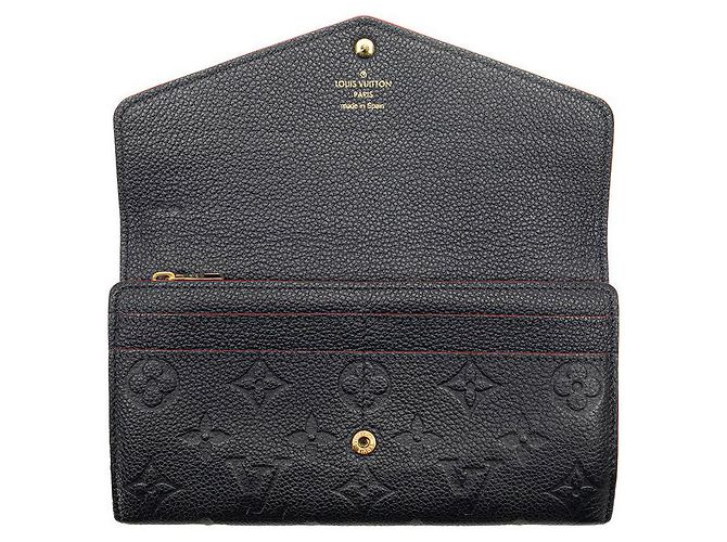Portafoglio Lungo Emilie Monogram Empreinte di Louis Vuitton Blu - vista 6