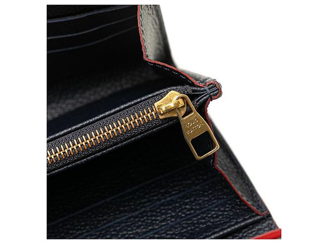 Portafoglio Lungo Emilie Monogram Empreinte di Louis Vuitton Blu - vista 8