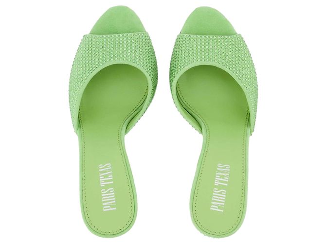 Holly Stiletto 85 Mules - Paris Texas - Peridoto - vista 4