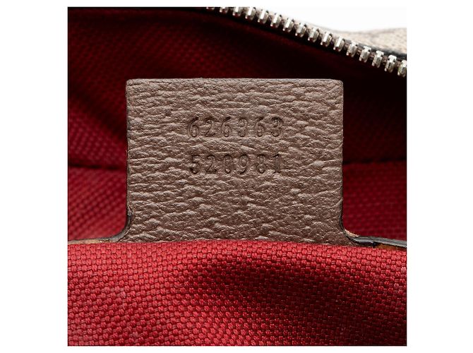 Borsa Trunk Soft GG Supreme di Gucci Marrone Beige - vista 6
