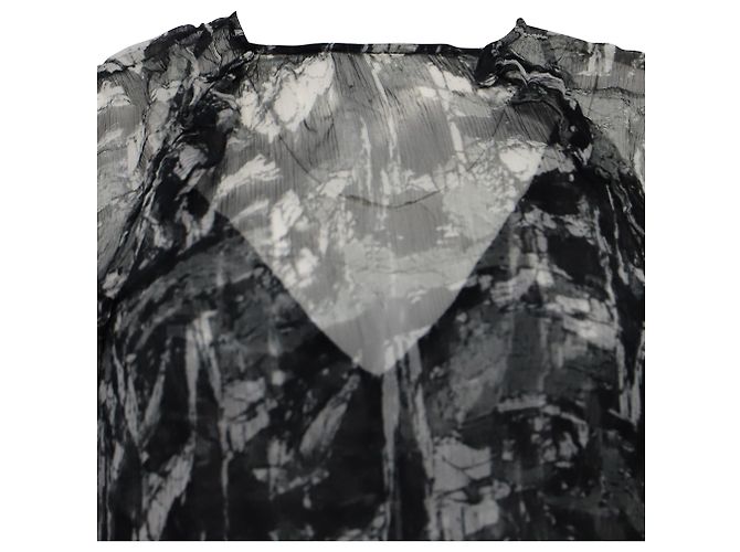 Top Ruffled Iro Lixine in Chiffon Multicolore - vista 2
