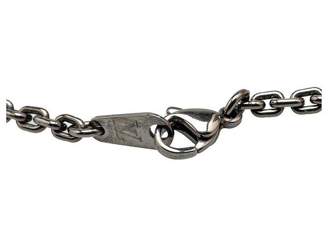 Collana Monogram Bold Louis Vuitton Argento Metallico - vista 3