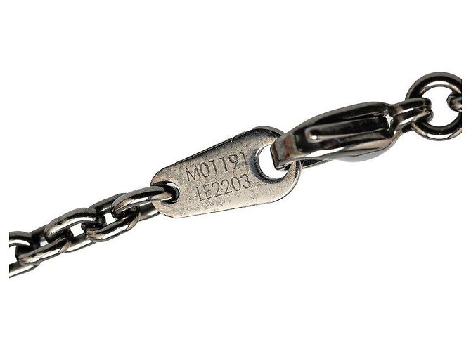 Collana Monogram Bold Louis Vuitton Argento Metallico - vista 5