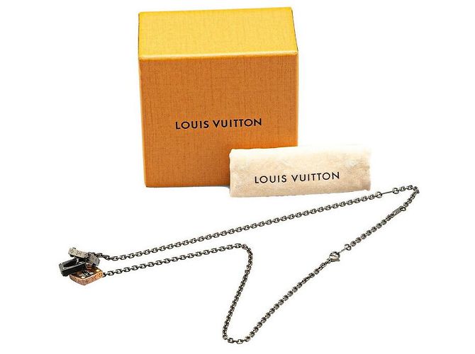 Collana Monogram Bold Louis Vuitton Argento Metallico - vista 7