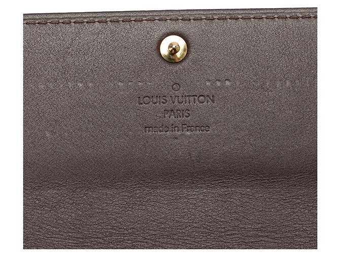 Portafoglio Lungo Sarah Monogram Vernis di Louis Vuitton Porpora - vista 10