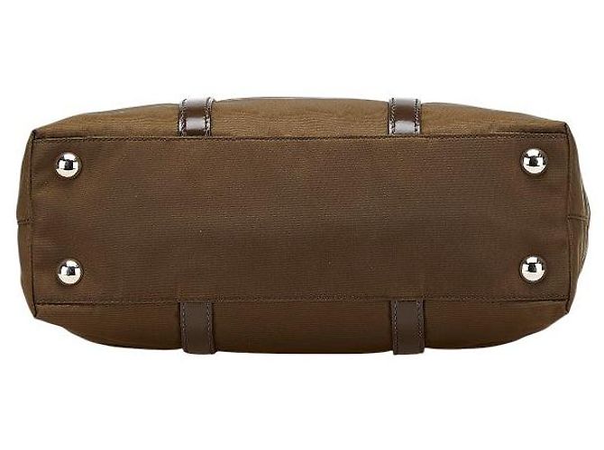 Bolsa 2 em 1 de nylon e couro Prada BN1066 Verde - vista 3