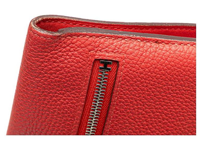 Hermès Portafoglio Long Togo Dogon Hermes Rosa - vista 7
