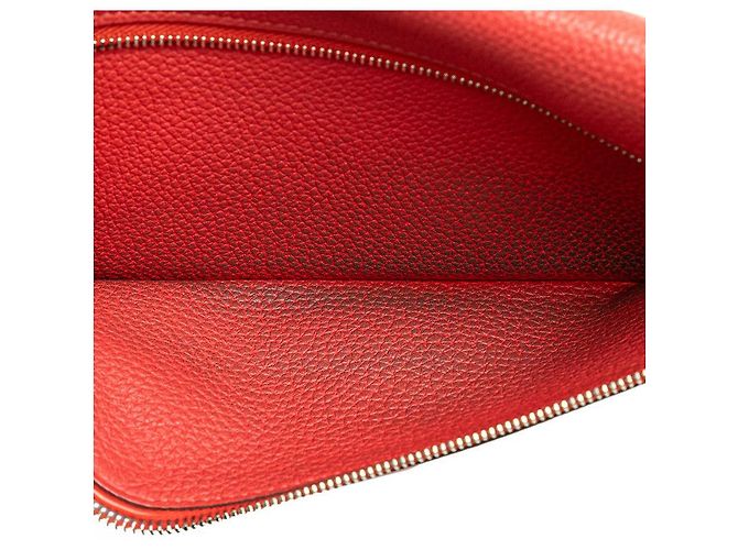 Hermès Portafoglio Long Togo Dogon Hermes Rosa - vista 9