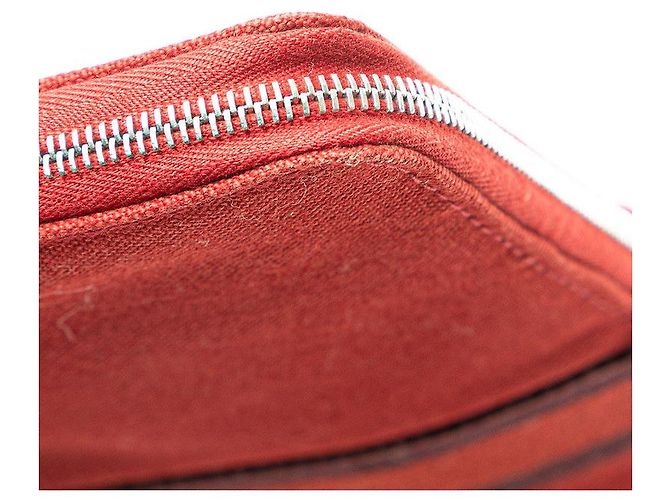Cartera larga de lona GM Fourre Tout Multi de Hermès Castaño - vista 4