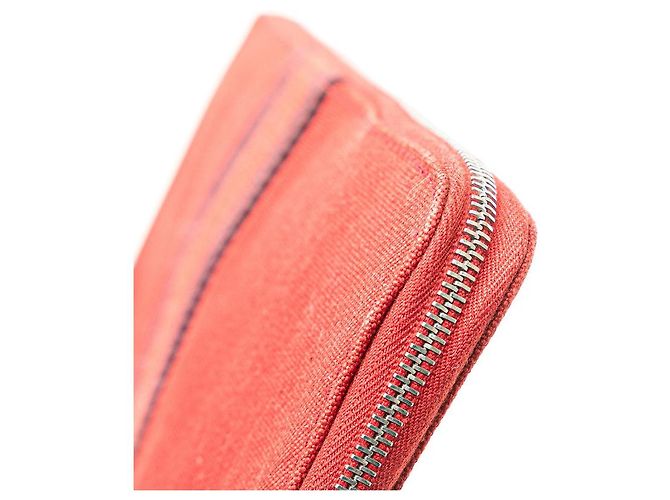 Cartera larga de lona GM Fourre Tout Multi de Hermès Castaño - vista 5