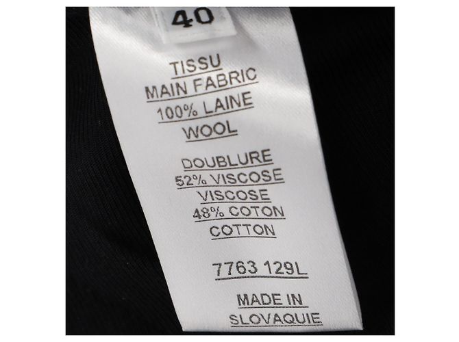 Blazer duplo abotoado adornado em lã verde Balmain - vista 6