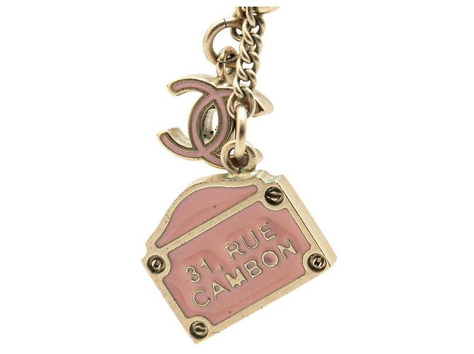 Collana Chanel Coco Marchio 31 RUE CAMBON D'oro Metallico - vista 2