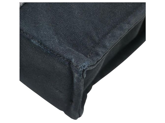Hermès Herbag Canvas Tote Bag Schwarz - Ansicht 6