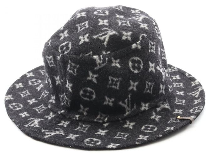 Chapéu de lã Bob Carry On da Louis Vuitton Preto - vista 2