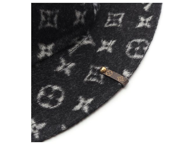 Chapéu de lã Bob Carry On da Louis Vuitton Preto - vista 7