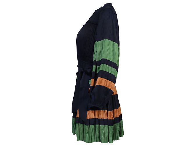 Abito mini plissettato Alia di Ulla Johnson in poliestere multicolore - vista 2
