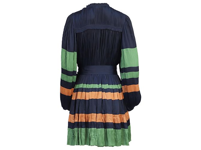Abito mini plissettato Alia di Ulla Johnson in poliestere multicolore - vista 3