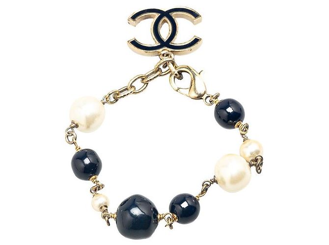 Bracciale Coco Mark di Chanel Blu - vista 3