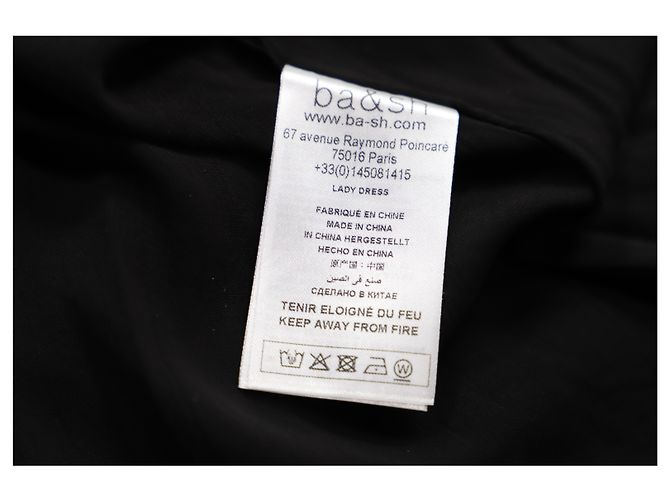 Vestido maxi envolvente con estampado de cebra Ba&Sh Selena en viscosa marrón Castaño - vista 13