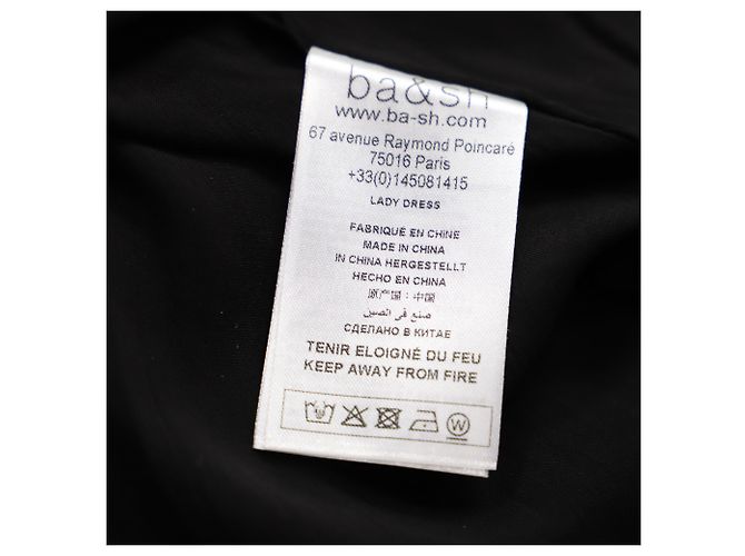 Vestido maxi envolvente con estampado de cebra Ba&Sh Selena en viscosa marrón Castaño - vista 6